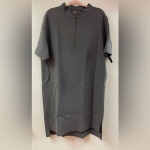 Ter Et Bantine oversized gray 2/4 zipper lo-high shirt dress 42/ 10/ 12